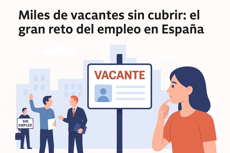 Miles de vacantes sin cubrir